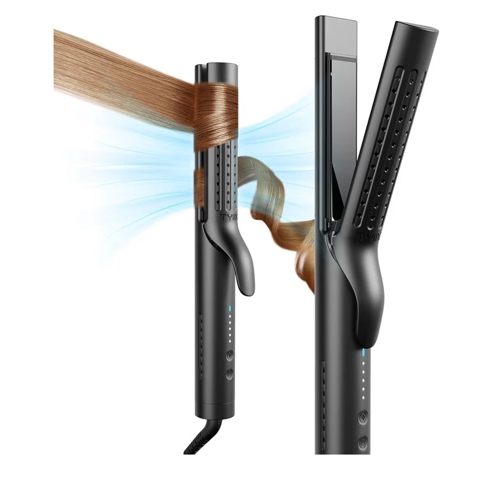 TYMO Airflow 2.0 Curling Iron Flat Iron - Hair Straightener and Curler 2 in 1
